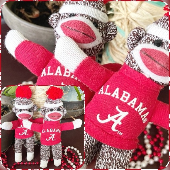 2 Plushland Alabama Monkeys With Beads NWOT - Picture 4 of 8